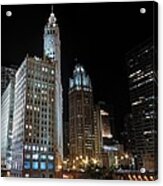 Wrigley Building Acrylic Print