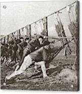 Wwi Bayonet Training Acrylic Print