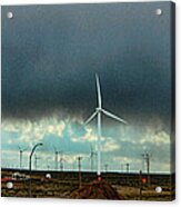 Wyoming Wind Farm Acrylic Print