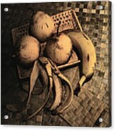 Ya Pears And Banana Acrylic Print