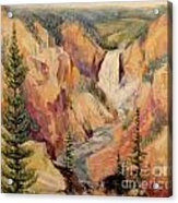 Yellowstone Canyon 1930 Acrylic Print