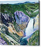 Yellowstone Falls Acrylic Print