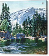 Yosemite Mirror Lake Acrylic Print