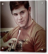 Young Musician Impression # 31 Acrylic Print