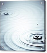 Zen Drop -  Water Wave Abstract Bizarre Acrylic Print