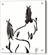 Zen Horses Retired Acrylic Print