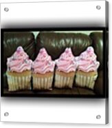 Zero Calorie Cupcakes!!!!!! #cushion Acrylic Print