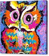 Ziggy The Great Horned Owl Acrylic Print