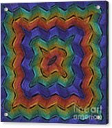 Zigzag Multi Acrylic Print