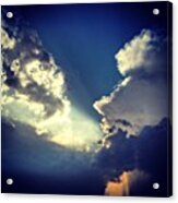 ☁ The Sky At 20:00 ☀ Malpensa Acrylic Print