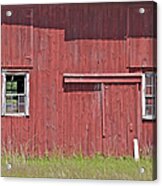 Weathered Red Farm Barn Of New Jersey Acrylic Print