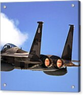 An F-15 Eagle In Flight #1 Acrylic Print