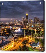 Atlanta Skyline Acrylic Print