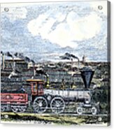 Locomotive Factory, C1855 #1 Acrylic Print