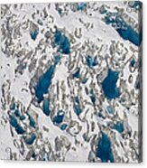 Meltwater Lakes On Hubbard Glacier #1 Acrylic Print