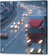 Motorway Traffic #1 Acrylic Print