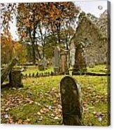 Ruins Of Church And Graveyard Argyl And #1 Acrylic Print