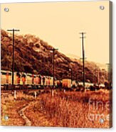 Union Pacific Locomotive Trains . 7d10558 #1 Acrylic Print