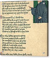 Geoffrey Chaucer Acrylic Print