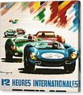 12 Heures Internationale Reims 1967 Acrylic Print