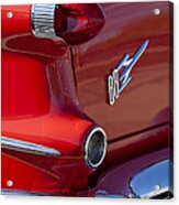 1956 Oldsmobile 88 Taillight Emblem Acrylic Print