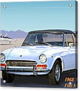 1968 Fiat Spider 124 Acrylic Print