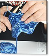 Knitting #2 Acrylic Print