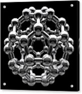 Buckyball Molecule, Artwork #27 Acrylic Print