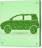 Green Car #3 Acrylic Print