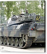 The Leopard 1a5 Of The Belgian Army #3 Acrylic Print