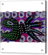 3d Fish From Hell Acrylic Print