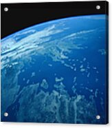 Earth Viewed From A Satellite #5 Acrylic Print