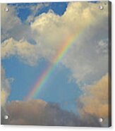 5- Rainbow In Paradise Acrylic Print