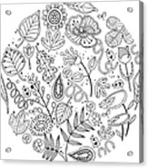 Various Plants Patterns #9 Acrylic Print
