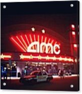 A #movie Night... #amc #theaters Acrylic Print