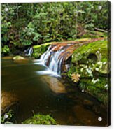 A Parallel View - Somesby Falls Acrylic Print