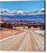 A Road With A View Acrylic Print