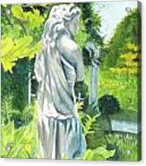 A Statue At The Wellers Carriage House -3 Acrylic Print