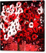 Abstract Flowers By Shawna Erback Acrylic Print