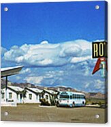 Amboy With Bus Acrylic Print