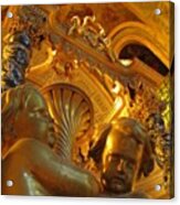 #angel #angels #gold #paris Acrylic Print