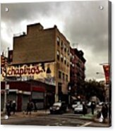 Angry Hurricane Clouds Over The Lower Acrylic Print