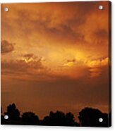 Another Wonderful Wisconsin Sunset Acrylic Print