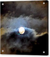 Aquarius Full Moon Acrylic Print