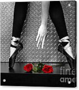 Bailarina En Rosas Acrylic Print