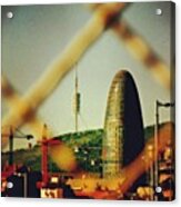 #barcelona #bcn #agbar #torre Acrylic Print