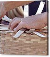 Basket Weaver Acrylic Print