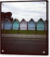 Beach Huts Acrylic Print