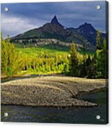 Bear Tooth Mountains Acrylic Print