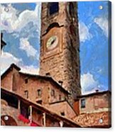 Bergamo Bell Tower Acrylic Print
